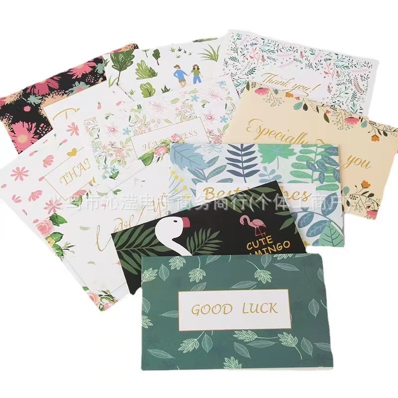 Foreign Trade Amazon Greeting Card Tag Thank You Card Decorative Painting Postcard Birthday Wedding Festival Blessing Card