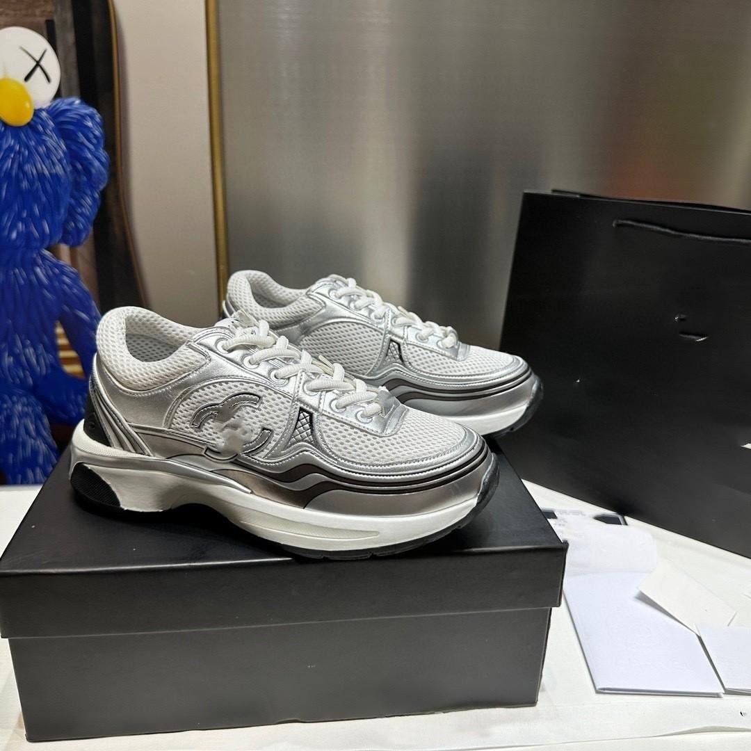 Кроссовки с толстой подошвой Silver Horn King Series 2025 для женщин, увеличивающие рост, повседневные, с цветным блоком и сетчатым верхом