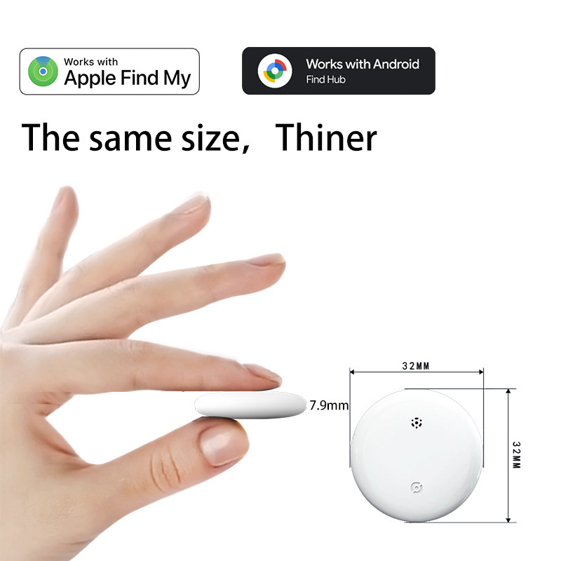 No Need to Download an App, Dual-System Compatible Anti-Loss Locator, Gps Tracking Tag for Pets, Vehicles, and Electronic Items