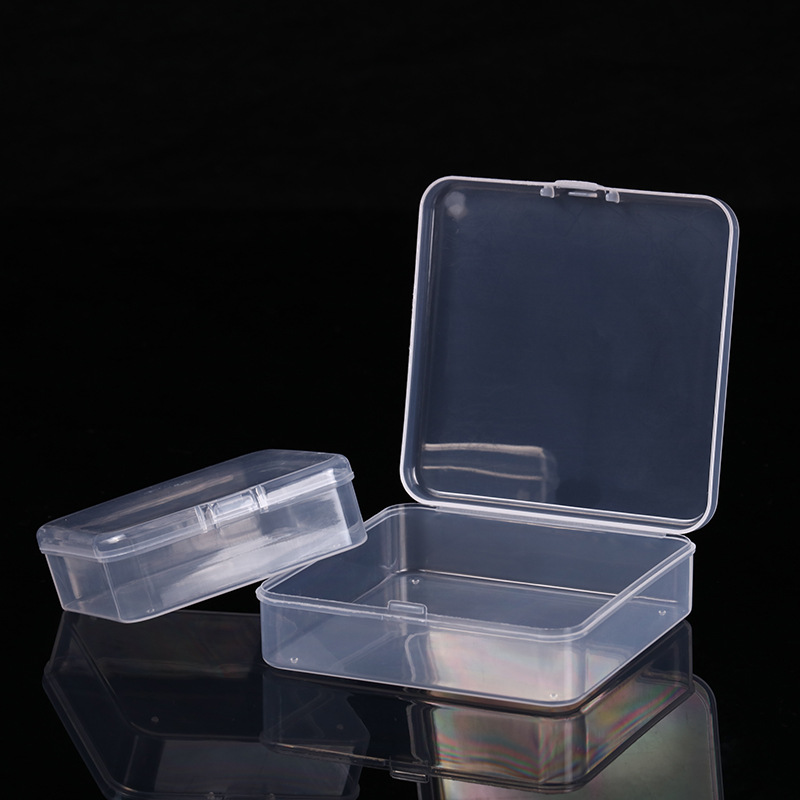 Square high permeability plastic box PP box spare parts storage box hardware jewelry fishing gear jewelry earplugs small box Square