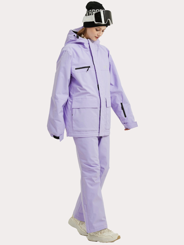 Kuang Jian Ski Suit Winter Single and Double Board Windproof Waterproof Warm Outdoor Thickened Professional Ski Suit for Men and Women suit