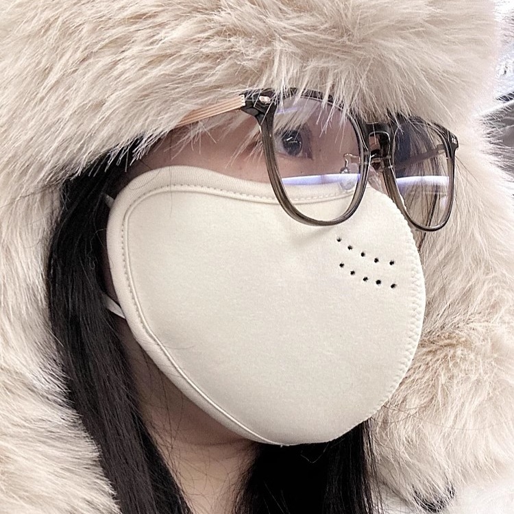 Yunlaiao Velvet Mask for Winter Cycling Outdoor Warm Breathable Windproof and Coldproof 2025 New 3-Dimensional Antifreeze