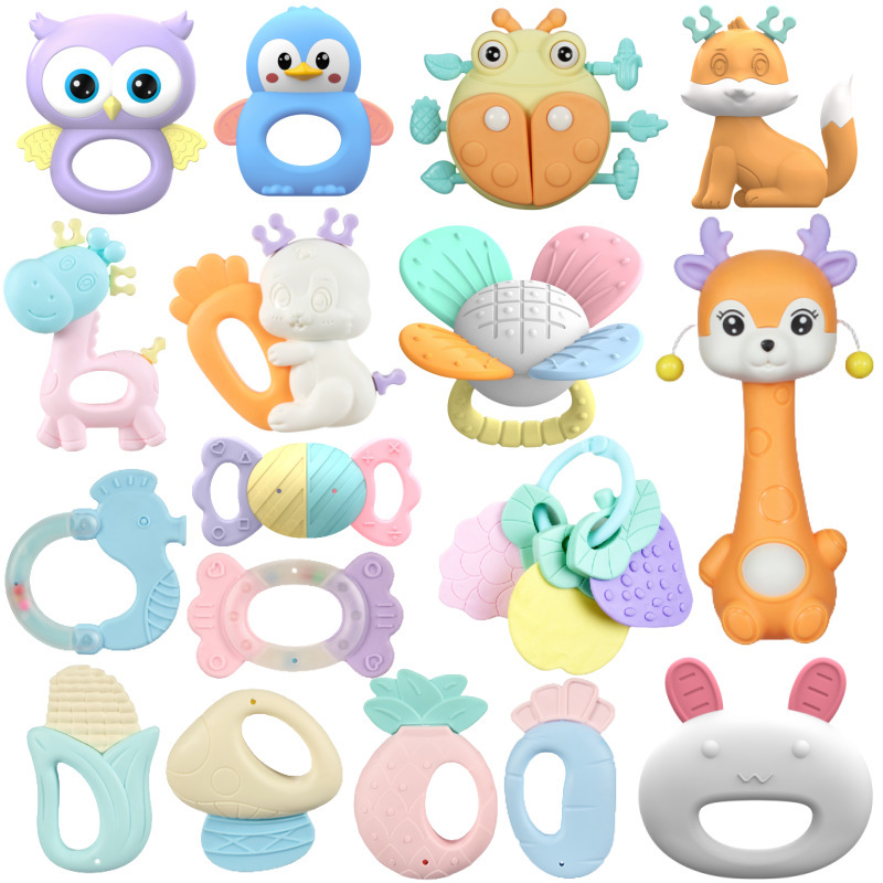 Игрушка-погремушка для младенцев, аксессуары для Amazon, жевательная погремушка, подвеска для кроватки