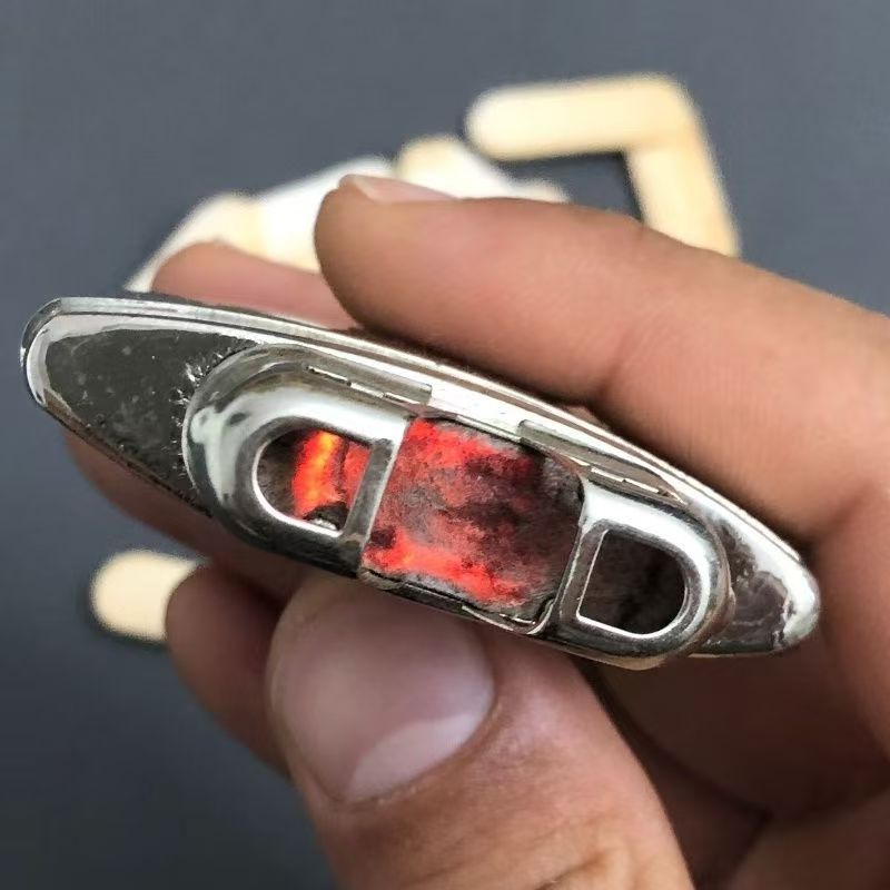Incense Burner Accessories Platinum Catalyst Sheet Oval Special Coal Core Quick Ignition Hand Warmer Stove Catalyst Thickened Incense Burner Sheet