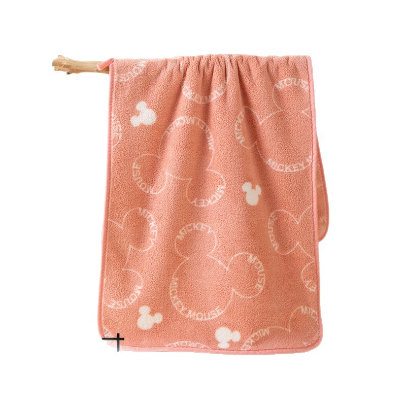 Disney's New Bath Towel, Class a Maternal and Infant Grade Coral Velvet Large Bath Towel, Enlarged, Thickeneded, Soft and Skin-Friendly, Ready for Sale