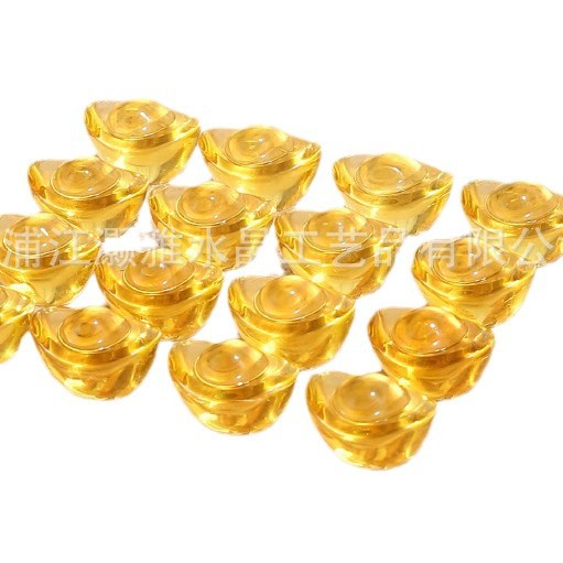 Crystal Ingot, Golden Yellow Crystal Bean, Citrine, Factory Direct Sales of Crystal Crafts, Ingot Wholesale, Street Stall Goods