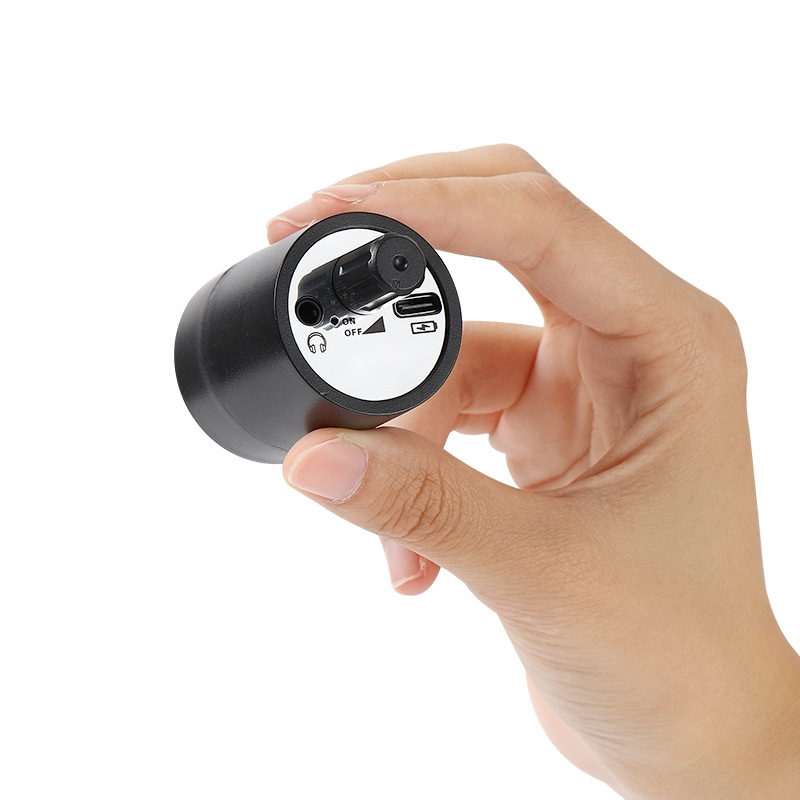 Source Factory Sound Listening Small Sound Collection Detector Water Leakage Listening Small Black Pickup Wall Radio Amplifier