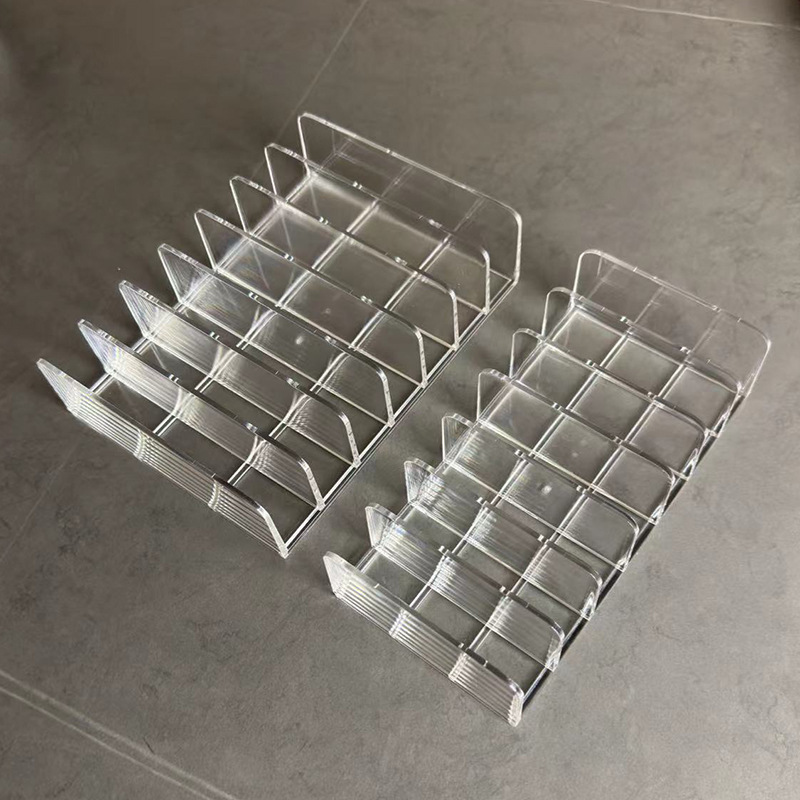 【Hot Item】Eyeshadow Storage Display Rack, Cosmetic Storage Rack, Desktop Compartmented Acrylic Organizer Box, Dressing Table