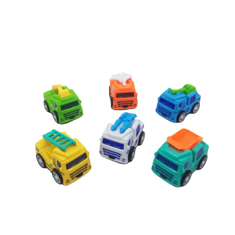 Chenghai Small Toy Factory Six Six Color Mixed Engineering Vehicles Military Vehicles Children's Day Paradise Points Small Gifts