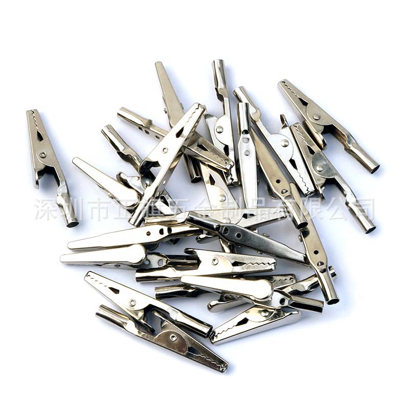 5CM long round tail crocodile clip electrician clip power clip battery clip electric cable lead clip power test