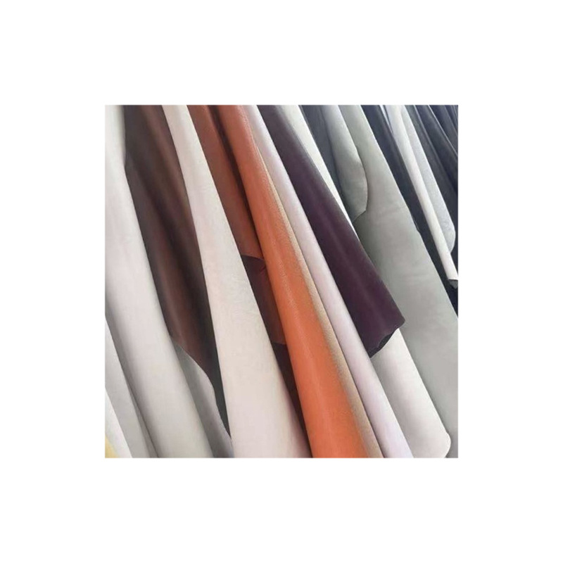 Factory cowhide cow two-layer leather 100 grain film transfer leather wet hair pinhole black in stock 1.8-2.0 thickness