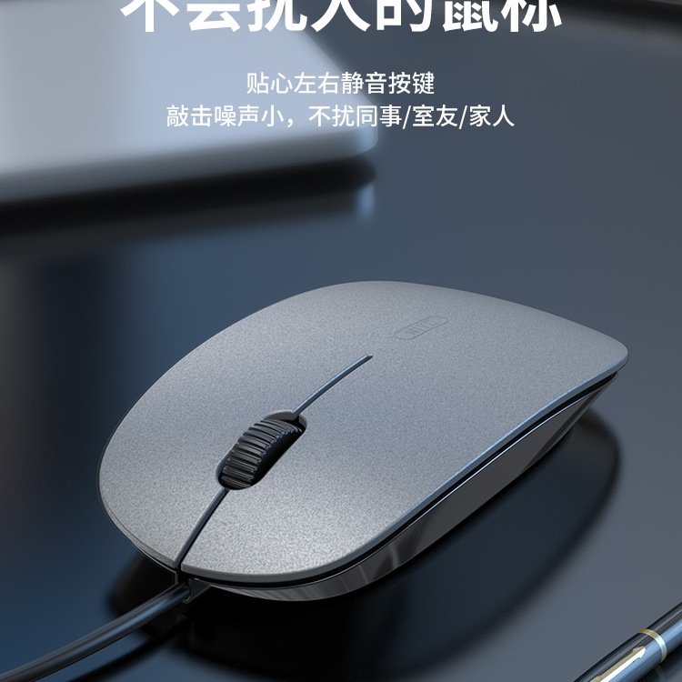 Mouse Wired Silent Silent Desktop Computer Notebook Men and Women Home Office E-Sports Game USB Universal