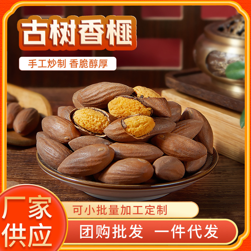 Torreya Seeds 500g Zhuji Fengqiao Specialty 2024 New Canned Bulk Snacks Wholesale Dry Goods Nuts and Dried Fruits