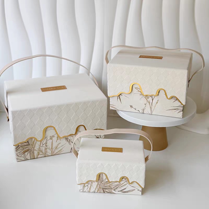 Red Diamond-Patterned Wedding Gift Box from Shanhe Zhuyun, Popular on Xiaohongshu and Douyin, Empty Wedding Candy Box