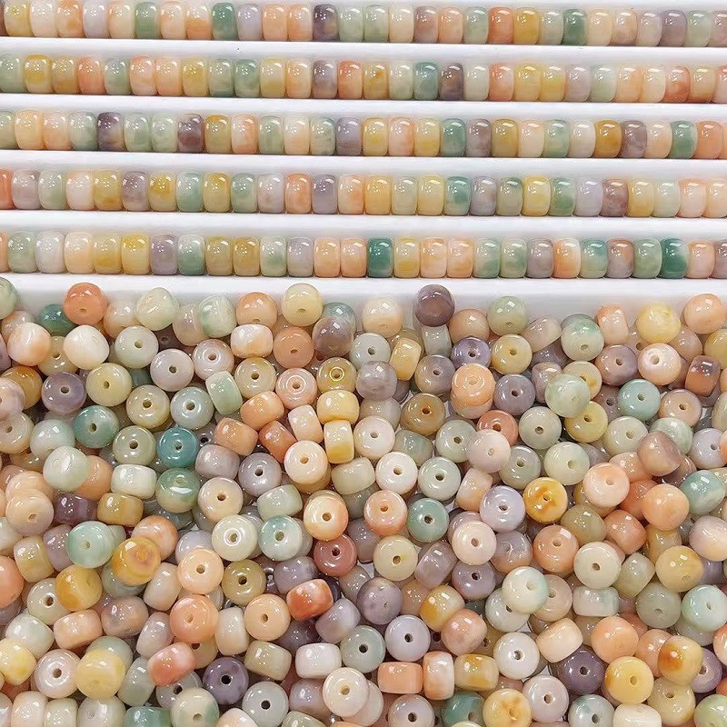 Мульти-сокровищные таблетки матча и грейпфрута, бусины бодхи, студенческие бусины DIY, браслет из корня бодхи, браслет с тихим диском