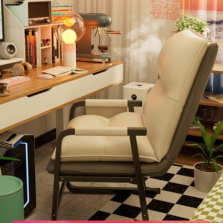Computer Chair Home Comfortable Sedentary Backrest Chair College Dormitory Lazy Sofa Recliner Bedroom Study Seat