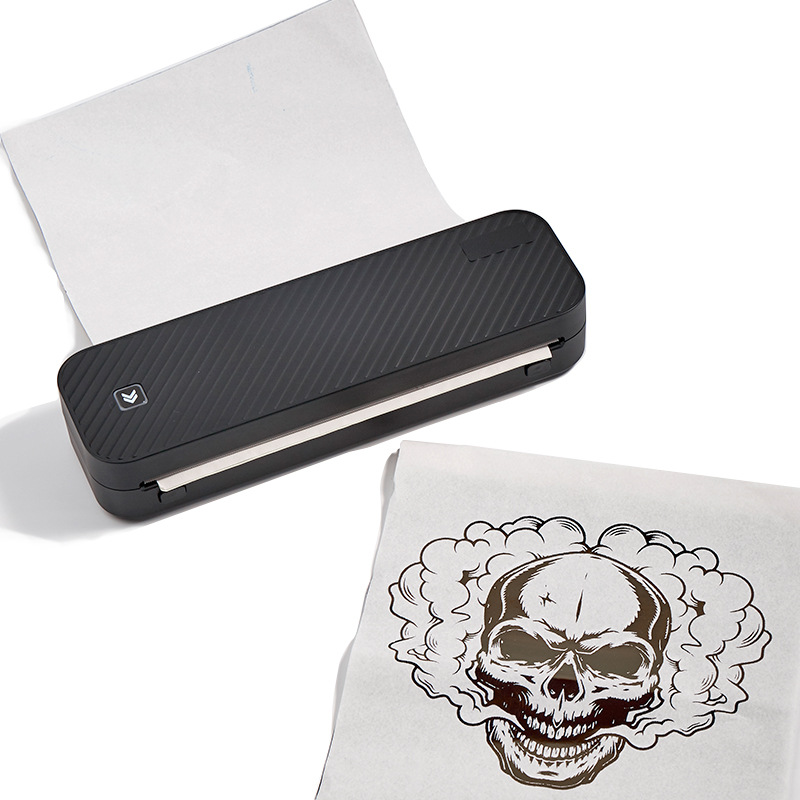 Портативный термопринтер, безчернильный, высокой четкости, офисная печать документов A4, термотрансферный татуировочный принтер, оборудование для печати татуировок