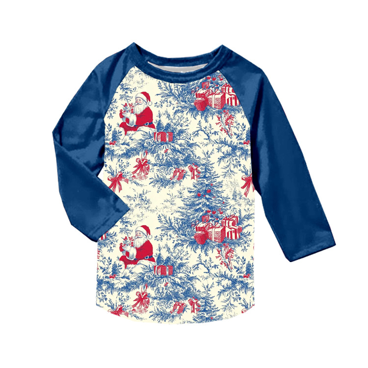 Boutique Foreign Trade Children's Clothing Printed Children's Cute Creative Custom Autumn Long Sleeves