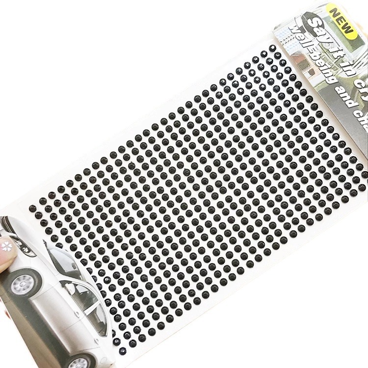 Cross-border large 4mm car stickers acrylic Diamond stickers children's diamond stickers Crystal Gem Diamond handmade DIY stickers