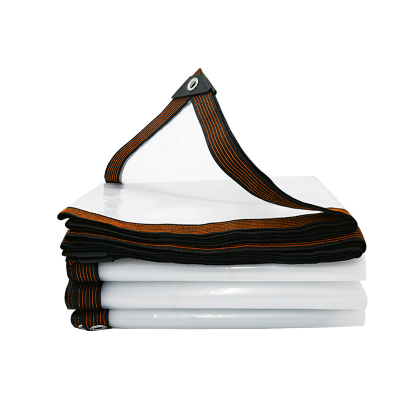 Transparent Cloth Rainproof Cloth Cover Cargo Rain and Sunshade Cloth Flower Room Balcony Windproof and Coldproof Transparent Waterproof Cloth Tarpaulin