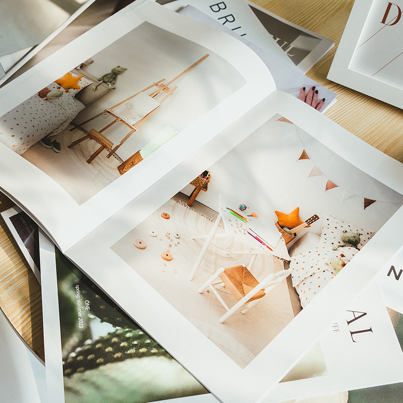 ins style simple English magazine shooting background live photo props Street shooting model house homestay decoration ornaments