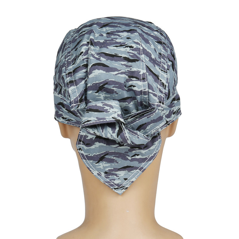 Cross-Border Casual Breathable Pure Cotton Cycling Pirate Hat Insulated Dust-Proof Anti-Splash Electric Welding Labor Protection Welder Hood