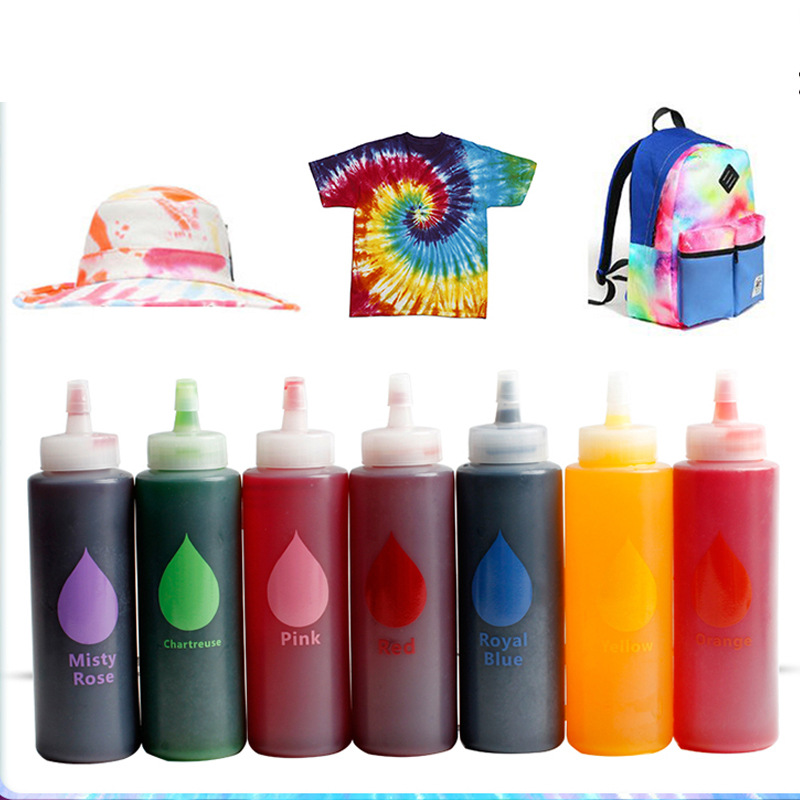 Tie-Dye Pigment Dye Does Not Fade, No Need to Boil, DIY Handmade Color Powder, 5g Bottle, Water-Soluble, Does Not Fade