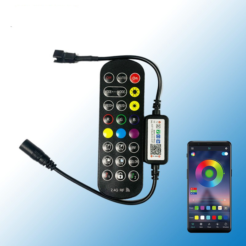RGB контроллер 5V12V-24V Symphony, лампа Baolian, Bluetooth, мобильное приложение, цветная лампа с диммером