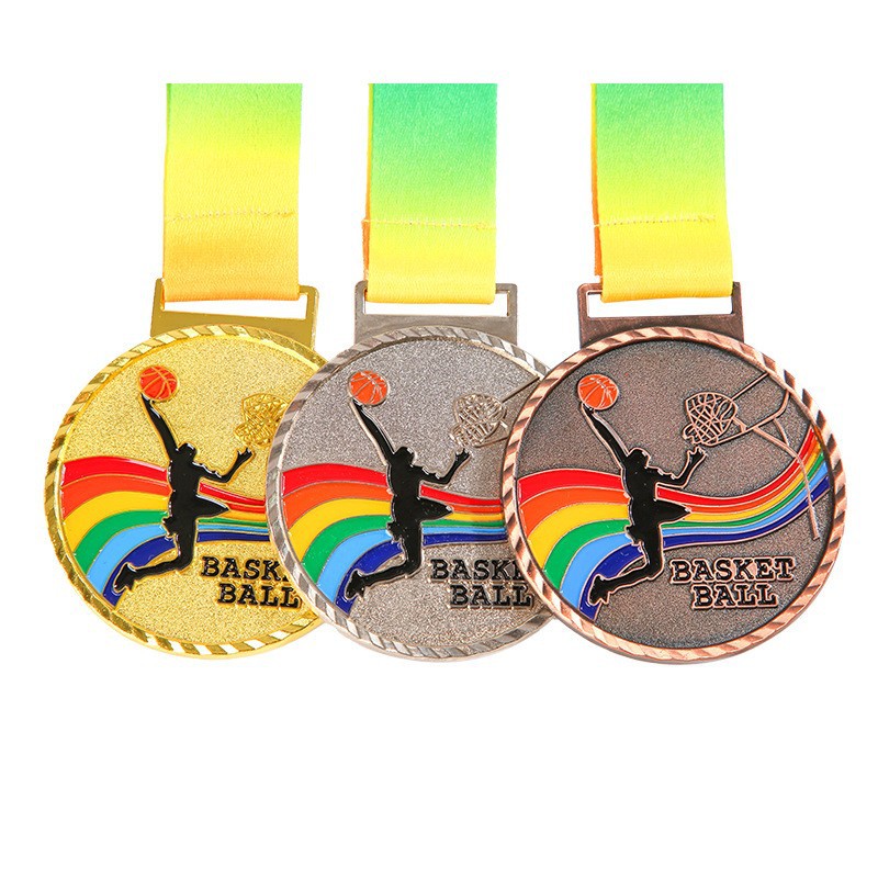 Metal Memorial Medal Children's Kindergarten Games Medal Progress Star Award Festival Medal Company Listed