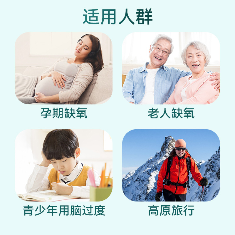 Haishi Hainuo Oxygen Cylinder Portable Nasal Inhalation Tank for Outdoor Travel 1000ml Oxygen Bag 36 Bottles/Box for Oxygen Supply