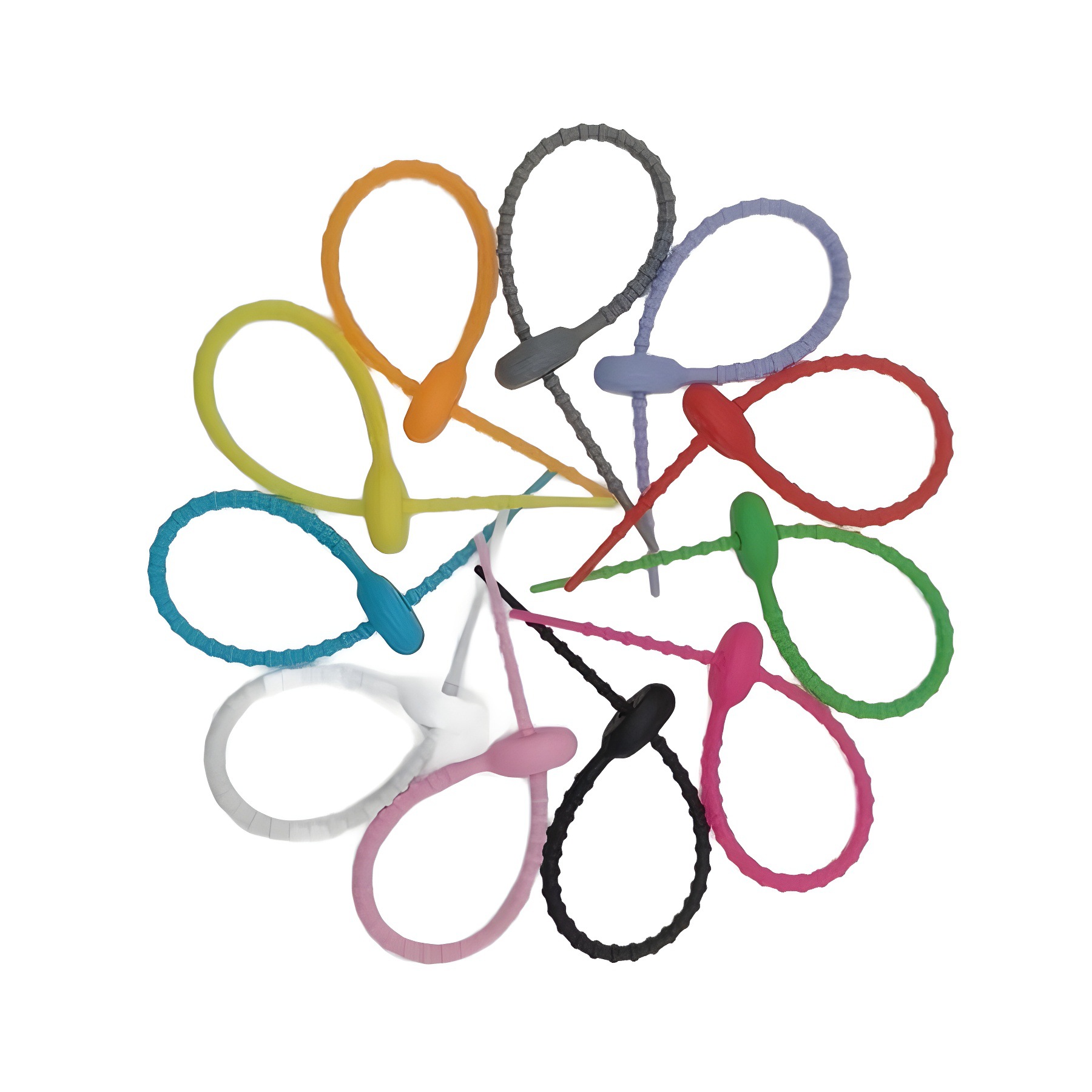 Cross-Border DIY Handmade Silicone Tie Jewelry Accessories Plush Doll Keychain Lanyard Data Cable Storage Winding