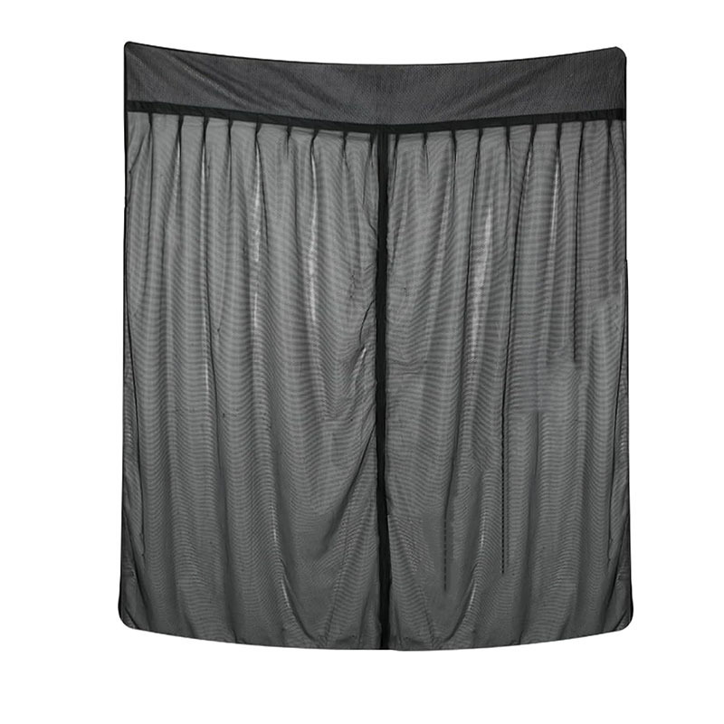 Anti-Mosquito Car Sunshade with Velcro Adhesive Backing, Mesh Breathable Rv Door Curtain, Outdoor Camping Insect-Proof Cover