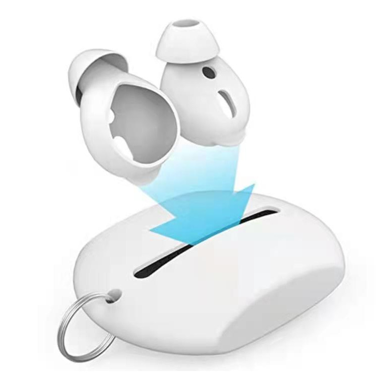 Suitable for airpods pro Huawei Bluetooth headset silicone earplugs earcap earphone cover storage bag storage box