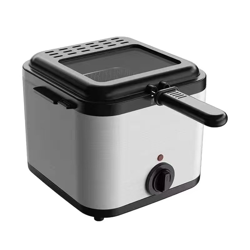 Cross-Border Fryer Household Electric Fryer Large Capacity Fried Chicken Steak French Fries Snack Fryer All-In-One Fryer Foreign Trade Model