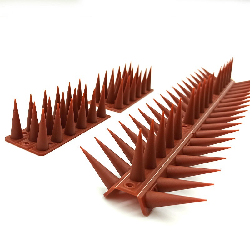 Hot-selling plastic bird arrestor anti-bird stab 4 row stab outdoor roof fence installation bird repellent stab