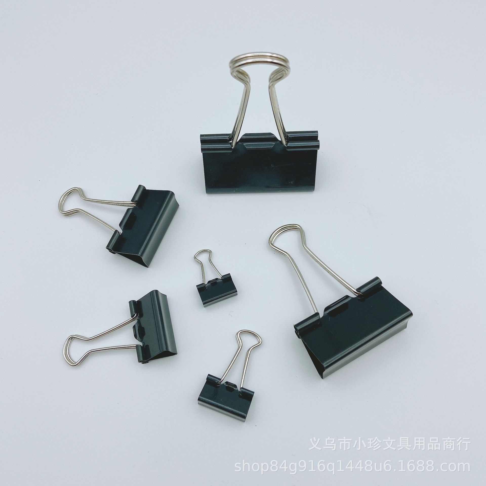 Black long tail clip dovetail clip metal clip folder ticket clip binding clip ticket clip 6 sizes