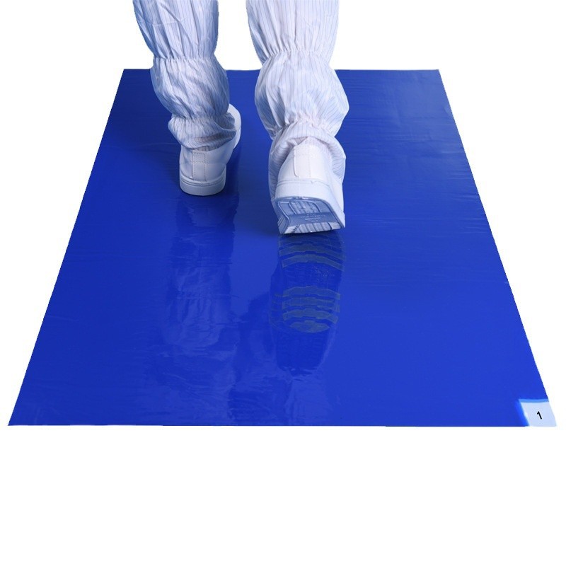 Shun color pe sticky dust pad industrial high sticky decontamination workshop dust pad dust-free room dust removal blue sticky dust pad can be torn