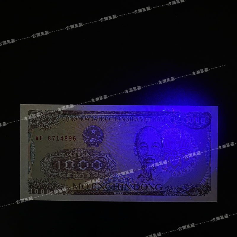 Vietnam 1000 Dinh Bùn Banknote Real Coin Foreign Coins Genuine Asian Coins Foreign Currency of Various Countries