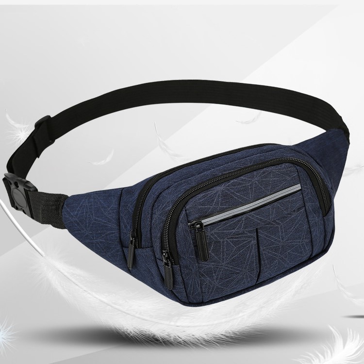 New men's and women's waist bag large capacity shopping guide business wallet outdoor sports mobile phone waist bag cross-border waist bag wholesale