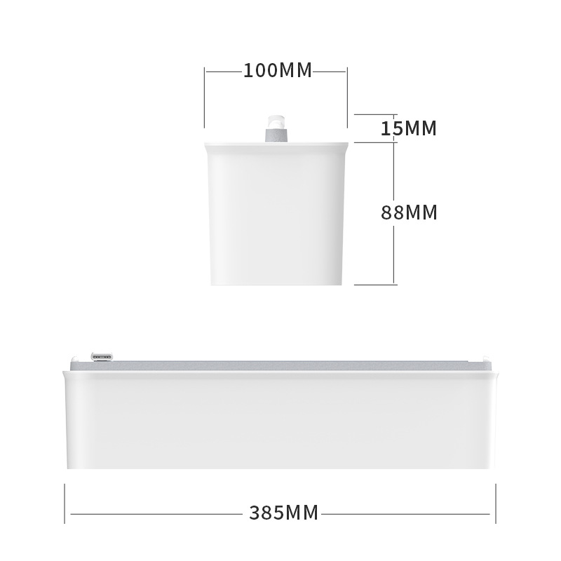 Large Roll of Cling Film Cutting Magnetic Refrigerator Hole-Free Adhesive Hook Wall-Mounted Tin Foil Baking Paper Two-Way Cutting Storage