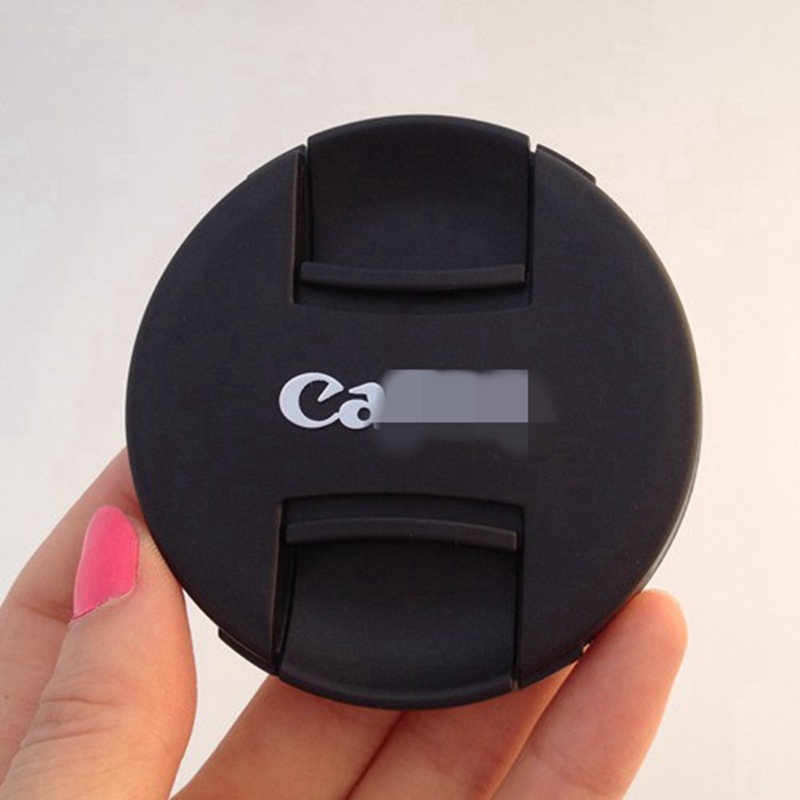 Applicable to EOS camera second generation lens cover 49/52/55/58/67/72/77/82mm middle pinch dust cover