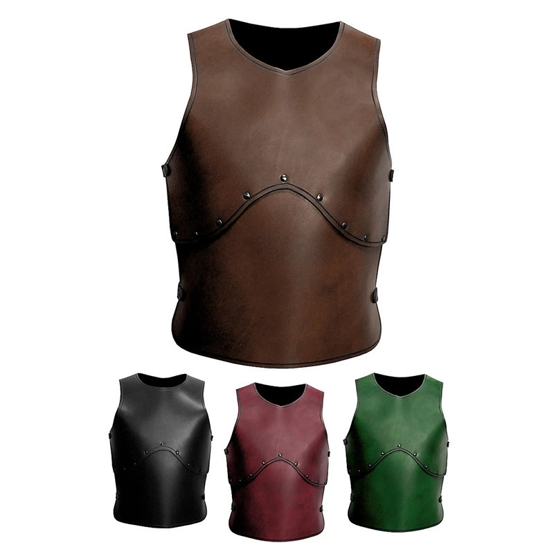 2025 New Medieval Steampunk Leather Rivet Gladiator Breastplate Wish Ebay Supply