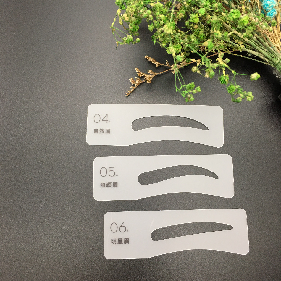 Women's Eyebrow Card, Eyebrow Thrush Auxiliary Tool, Ready Stock, Lazy Card, Girl's Eyebrow Thrush, Lazy Person's Card