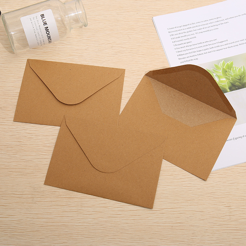 Конверт из крафт-бумаги в западном стиле, одинарный, 140г, алмазный плоский, самоклеящийся, утолщенный, ретро, оптовая продажа