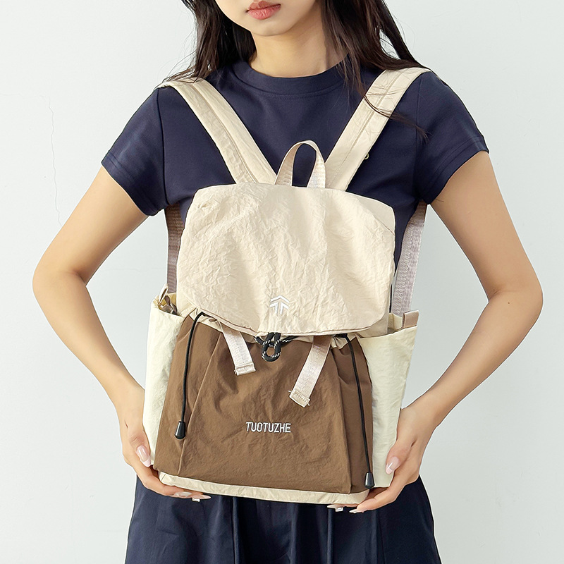 Wholesale Travel Ultra-Light Backpack Niche Korean Style Ins Outdoor Camping Backpack Niche Brand Backpack for Women