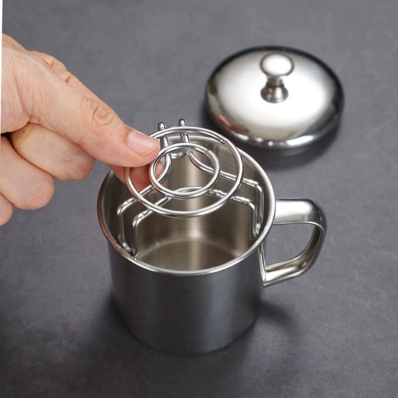 Ultra-Mini Steaming Rack Small 304 Stainless Steel High and Low Legs Small Rack Health Pot Thermos Cup Household Small Pot Wholesale