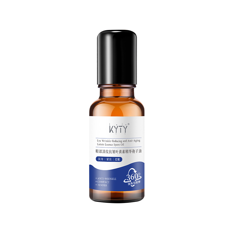 Kyty Eye Lightening Lutein Essence Spore Oil Fading Fine Lines Anti-Wrinkle Roll-On Eye Oil Firming Eye Cream Wholesale
