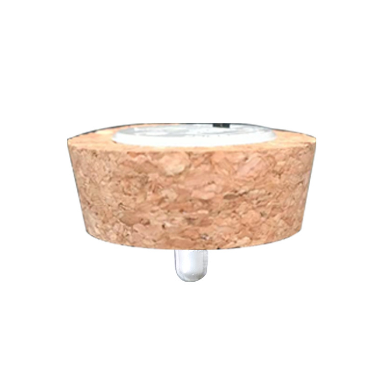 Spot wholesale color changing lamp cap wishing bottle cap micro landscape glass bottle drift bottle cork with lamp wooden cap