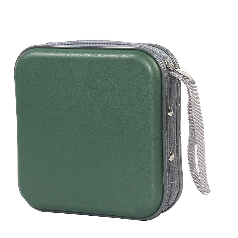 In-Stock Cd Storage Box 40 Pieces Thickened Inner Pages Cd Case Portable Car Cd Holder Plastic Cd Case Factory Direct Sale