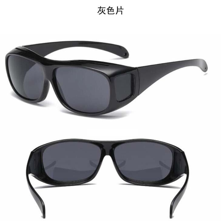 Cross Mirror New TV Set Mirror TikTok Men's Night Vision Goggles Dustproof Riding Driving Glasses Driving Anti-Glare Sunglasses